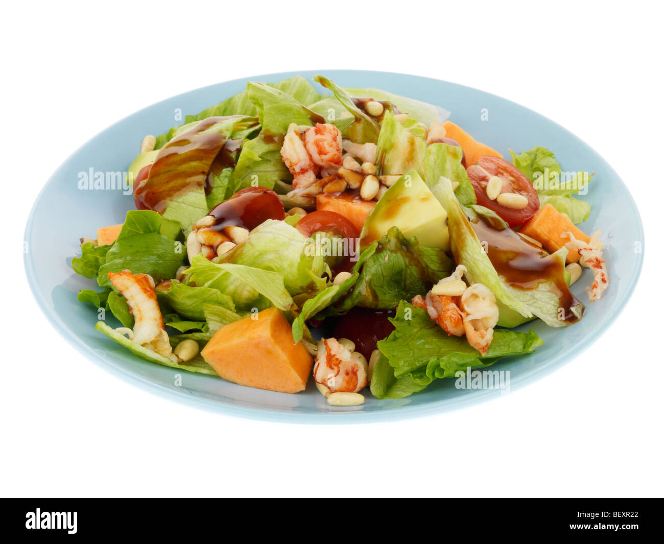 Cray Fischsalat Stockfoto