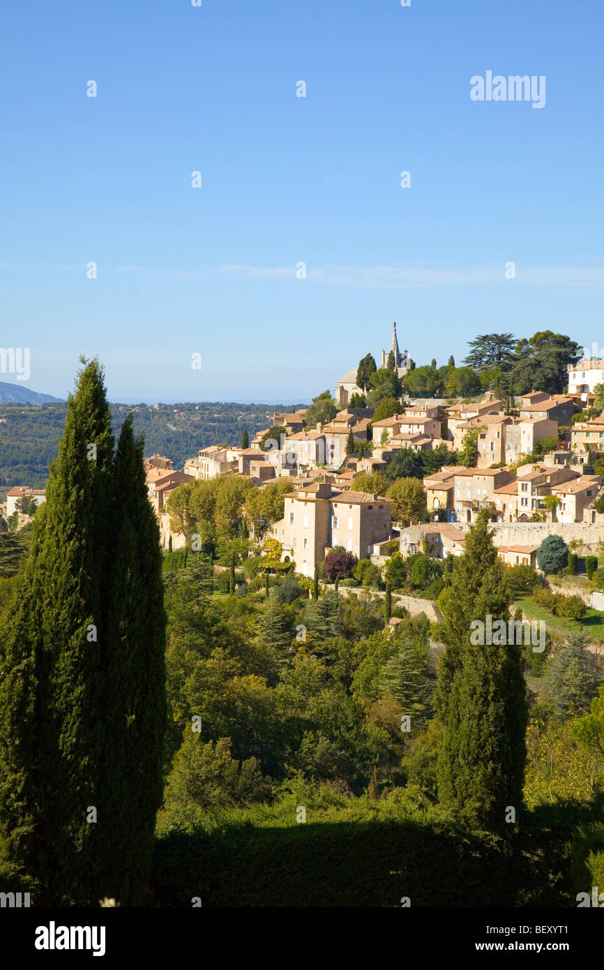 Dorf von Bonnieux. Provence Frankreich. Stockfoto