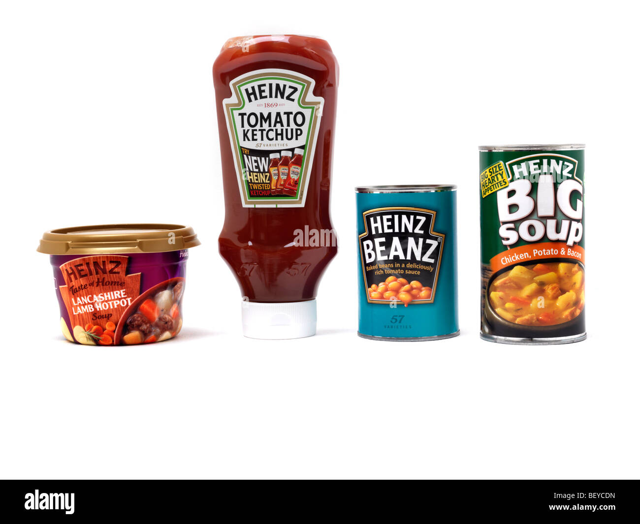 Heinz-Food-Produkte Stockfoto