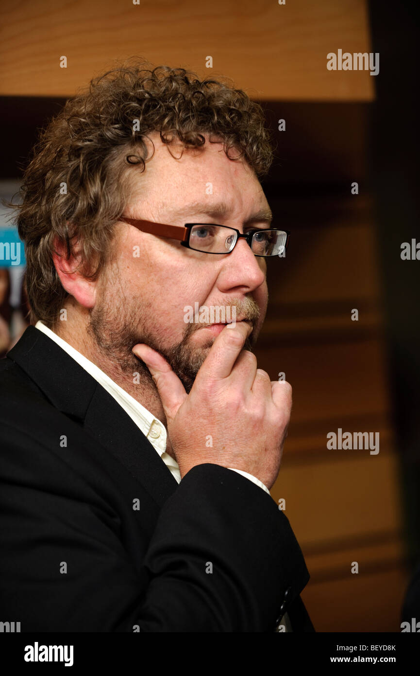 Simon Wright, Koch und Autor, Inhaber der Y Polyn Restaurant Wales UK Stockfoto