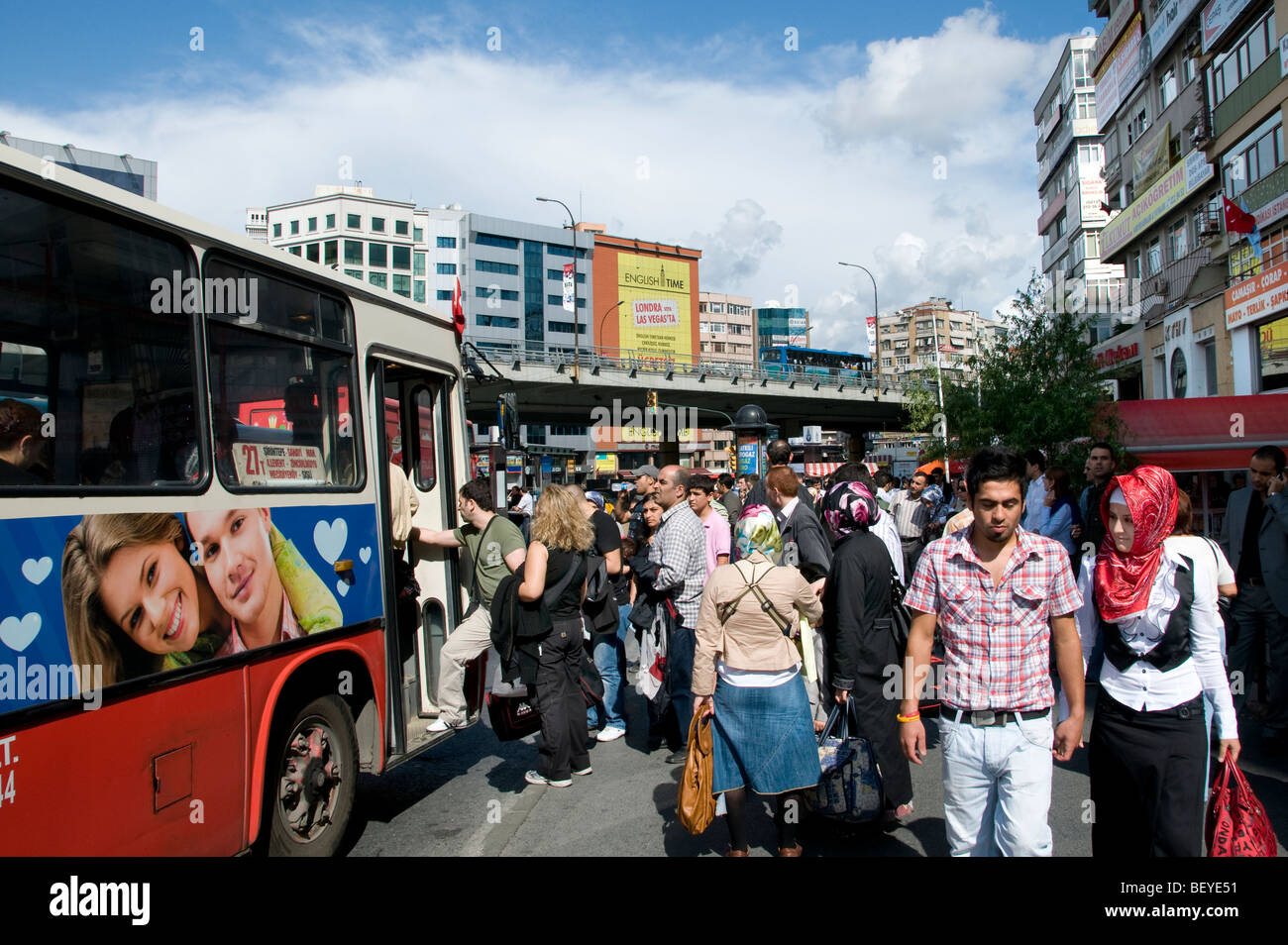 Istanbul Türkei Menschen Verkehr transport Stockfoto