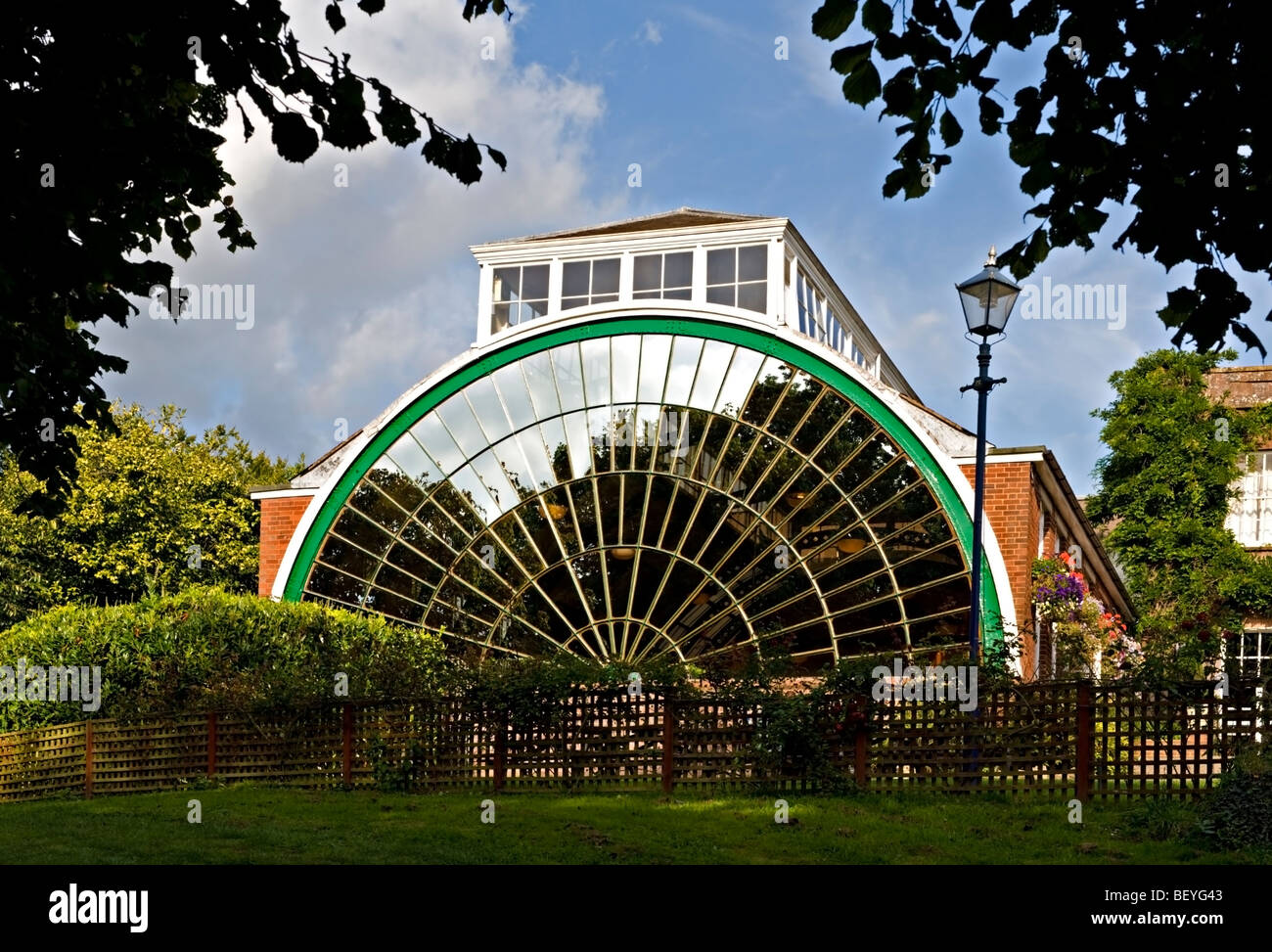 Die Orangerie im Gasthaus der Öffentlichkeit Kaiserhaus, Exeter, Devon, UK. Stockfoto