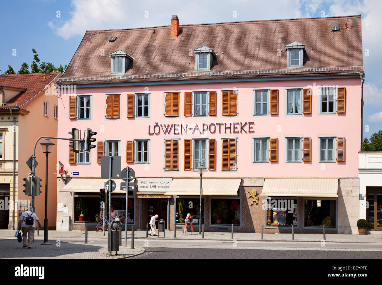 Apotheke Apotheke Shop-Apotheke in Weimar, Deutschland, Europa Stockfoto