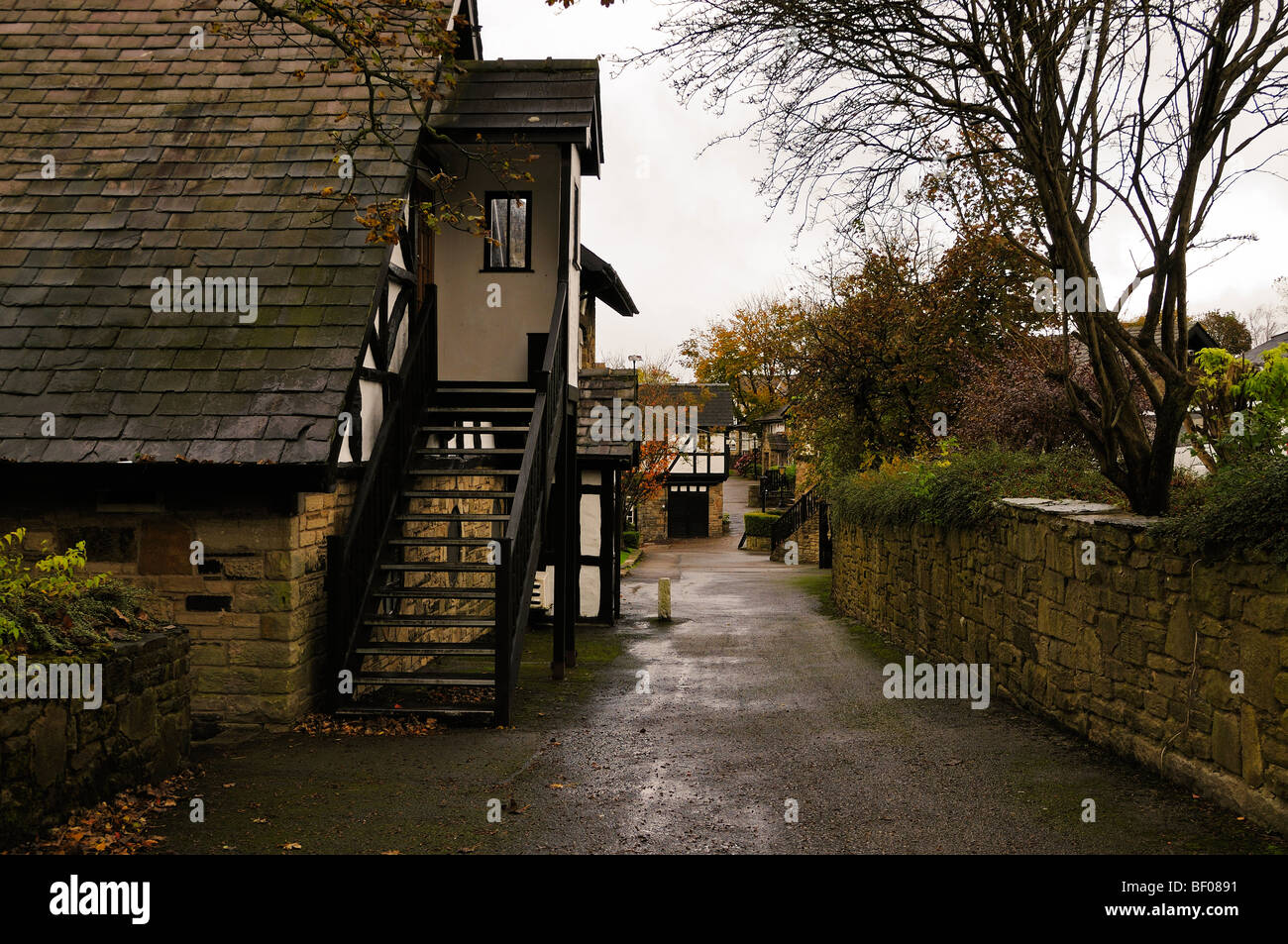 Der letzte Tropfen Dorf Stockfoto