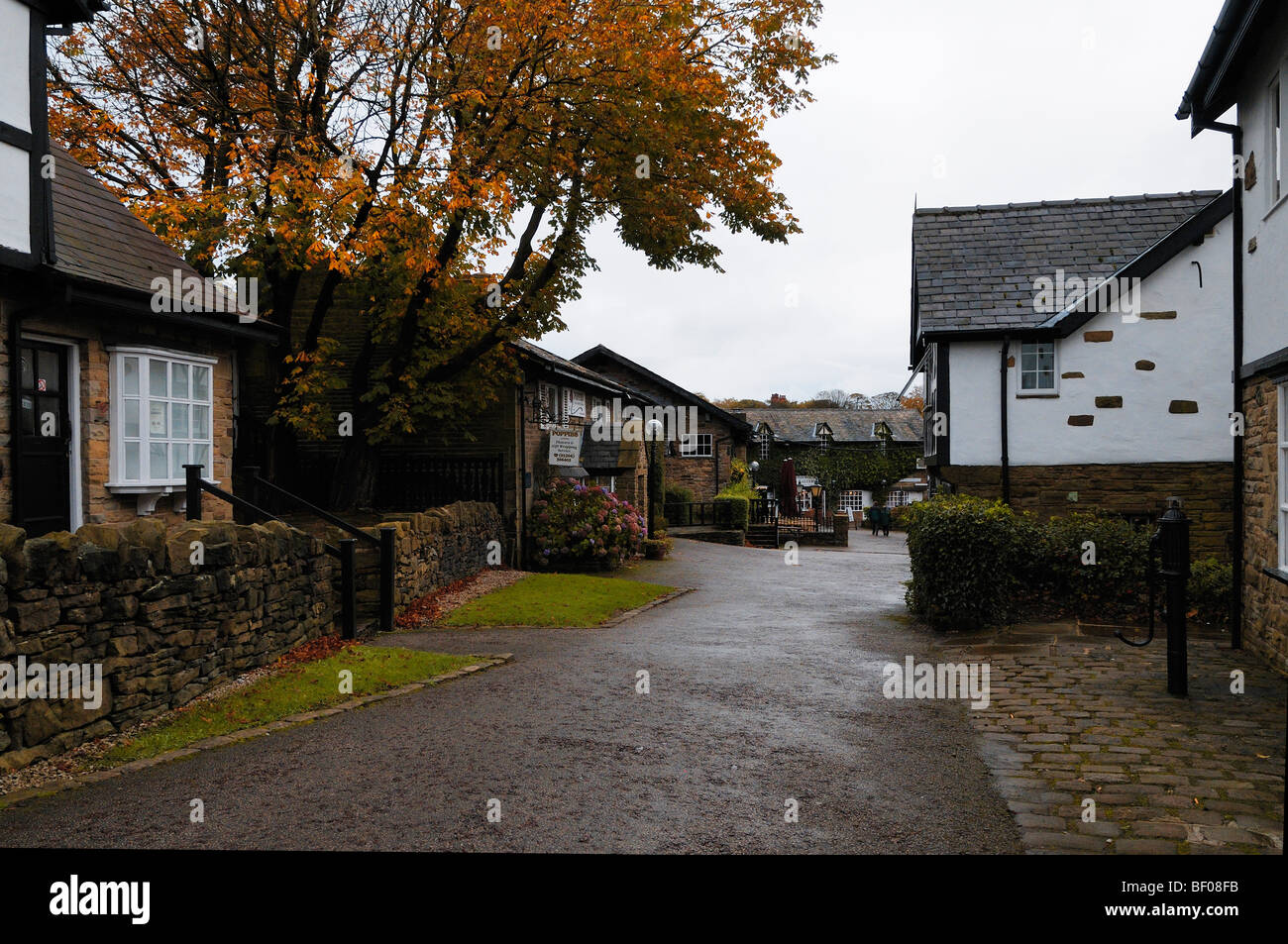 Der letzte Tropfen Dorf Stockfoto