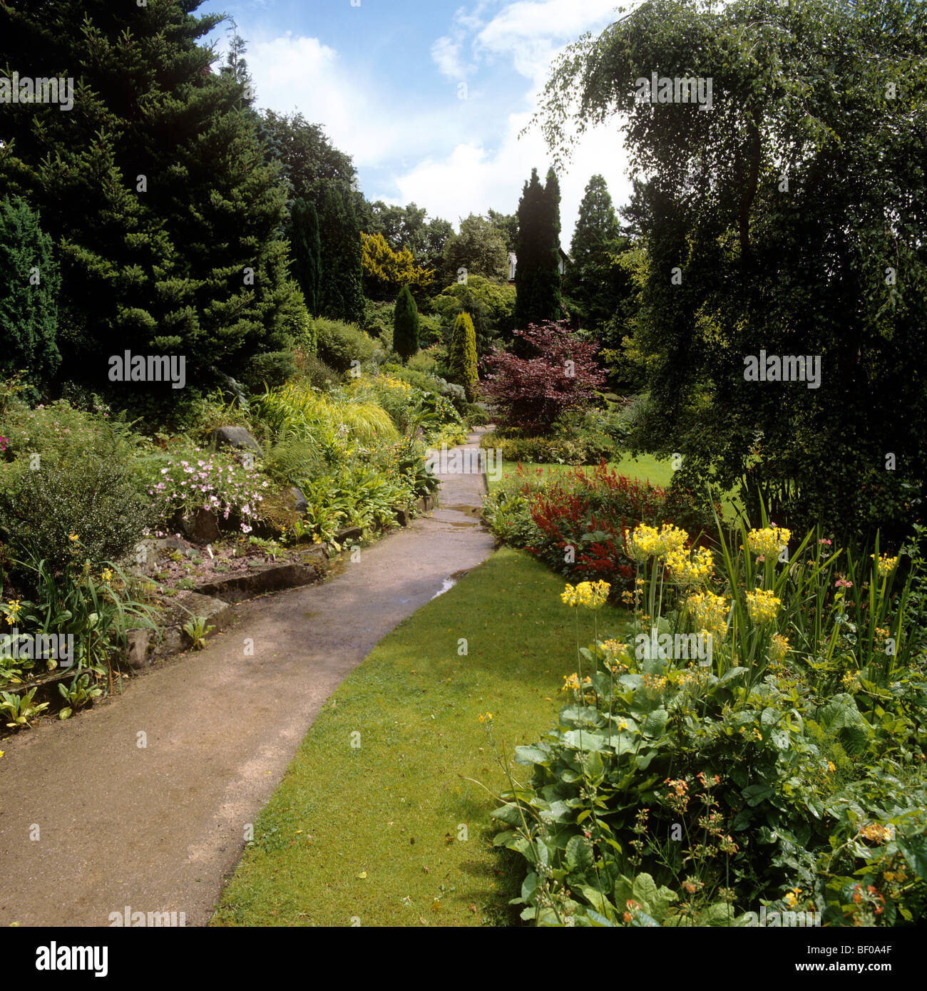 Großbritannien, England, Manchester, Didsbury, Fletcher Moos Botanischer Garten Stockfoto