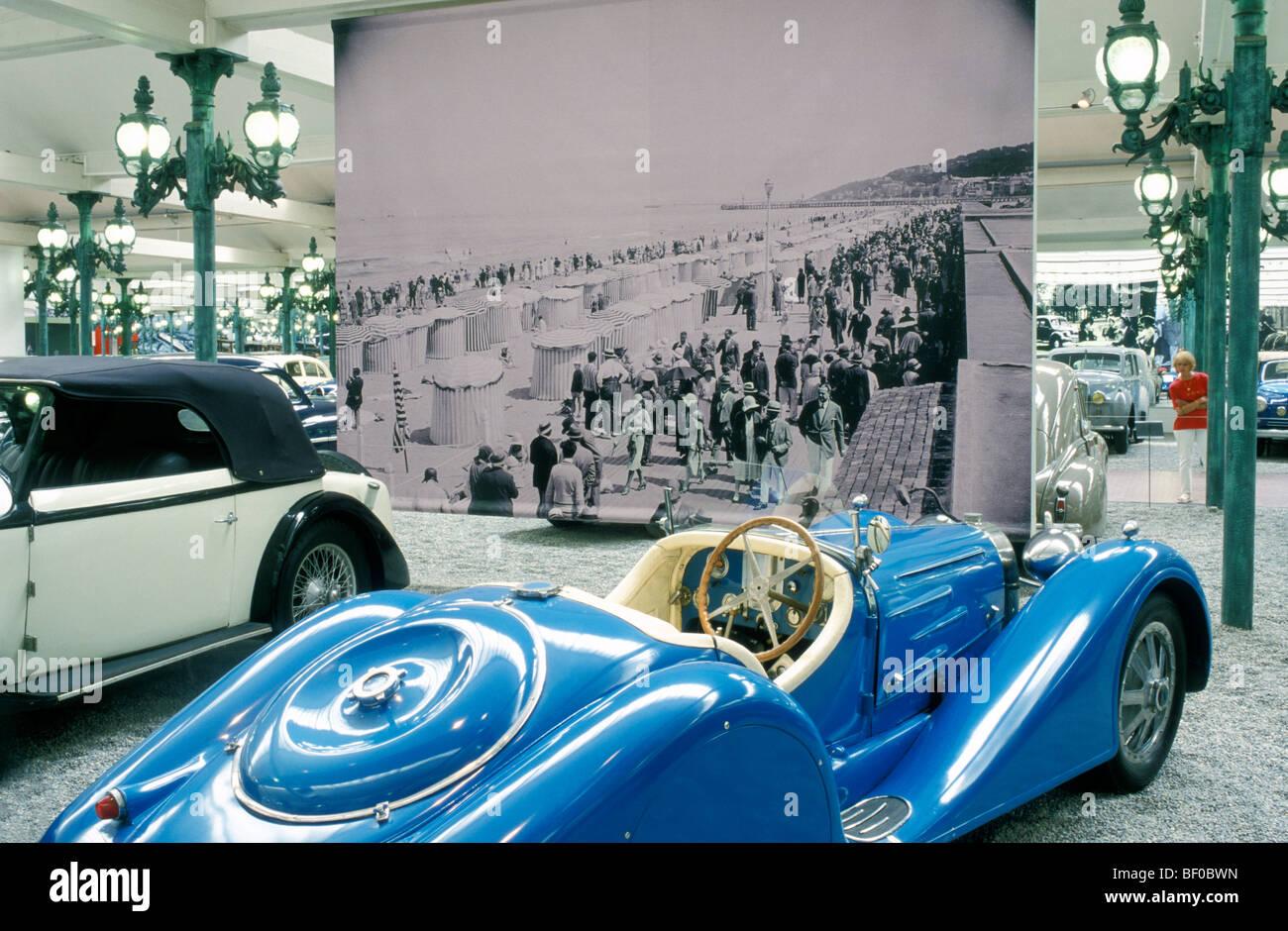 Bugatti Biplace, Musee National de l ' Automobile, Museum, Mülhausen, Elsass, Frankreich Stockfoto