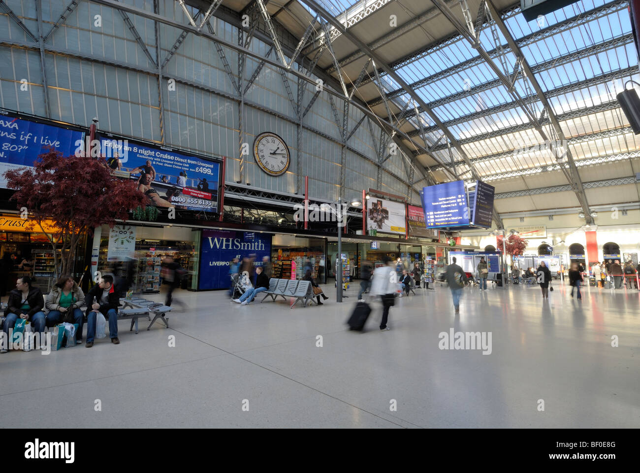 Liverpool Lime Street Hauptstrecke Bahnhof UK Stockfoto