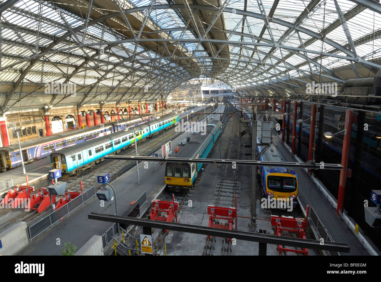 Liverpool Lime Street Hauptstrecke Bahnhof UK Stockfoto