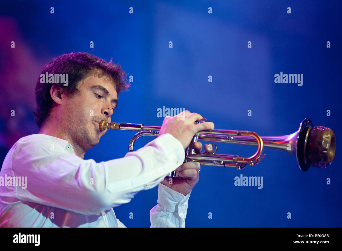 Oskar Rozsa Partnerschaft unbegrenzt, Bratislava Jazz Days 2009, Ryan Carniaux Stockfoto