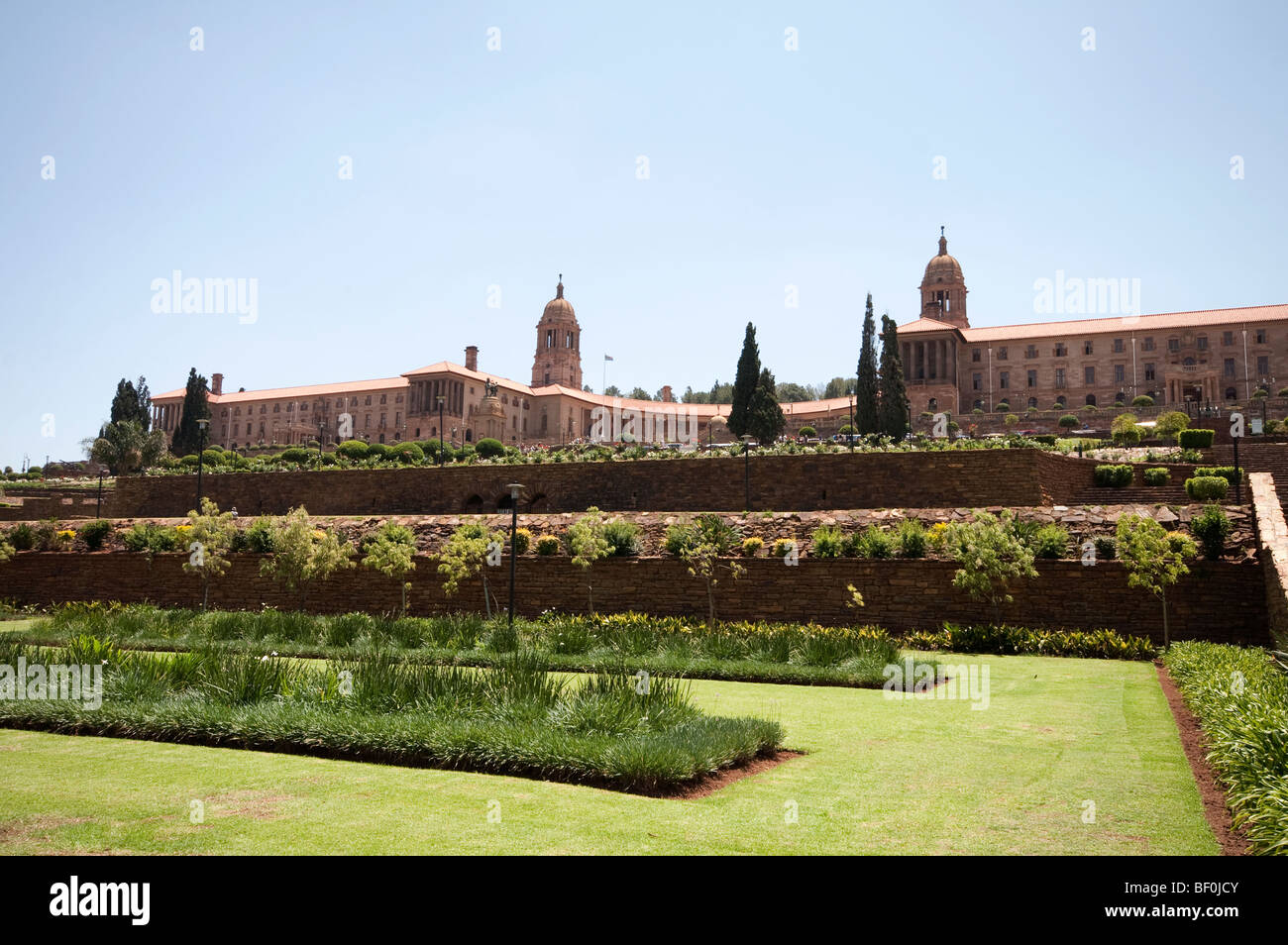 Den Union Buildings in Pretoria, Gauteng Stockfoto