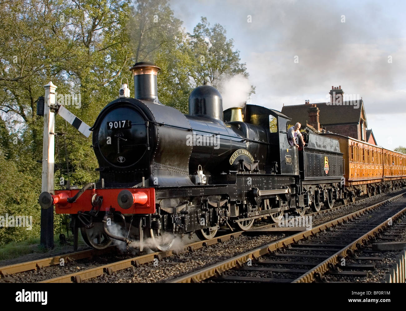 Der Great Western Railway 3200 Klasse Nr. 9017 Earl of Berkeley Stockfoto
