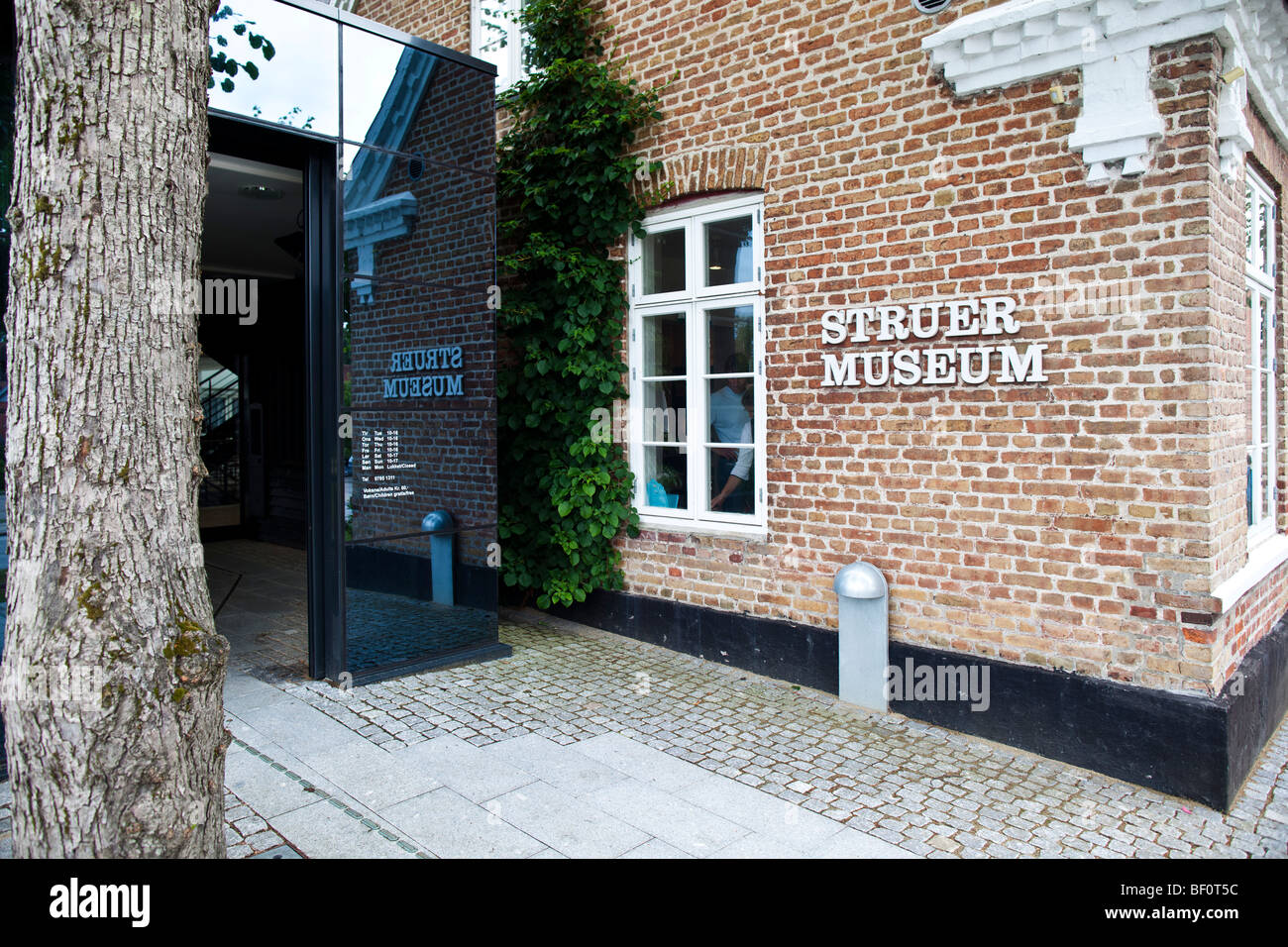 Der Einstieg in das Bang & Olufsen (B & O) Museum in Struer, Dänemark. Stockfoto