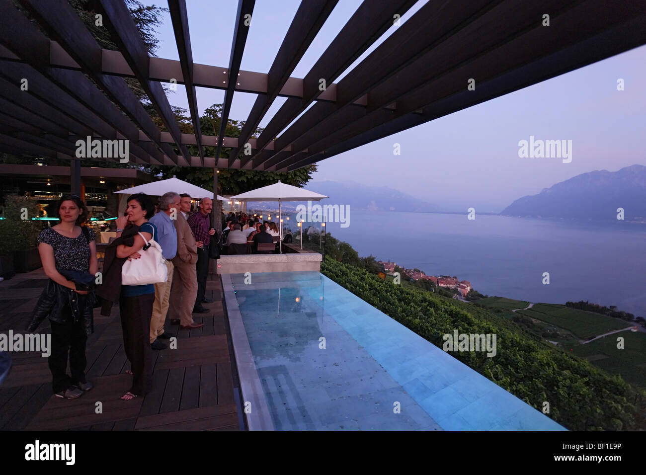 Restaurant La Terrasse, Hotel Baron Tavernier, Chexbres, Lavaux, Kanton