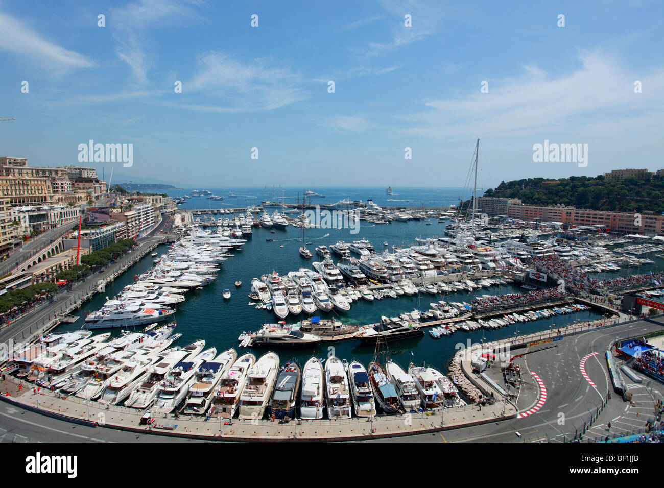 Der Monaco-marina Stockfoto
