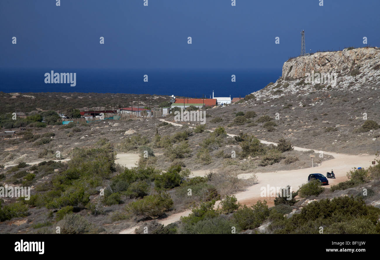 griechischen zypriotischen Militärbasis in Cape Gkreko Cavo Greco Republik Zypern Stockfoto