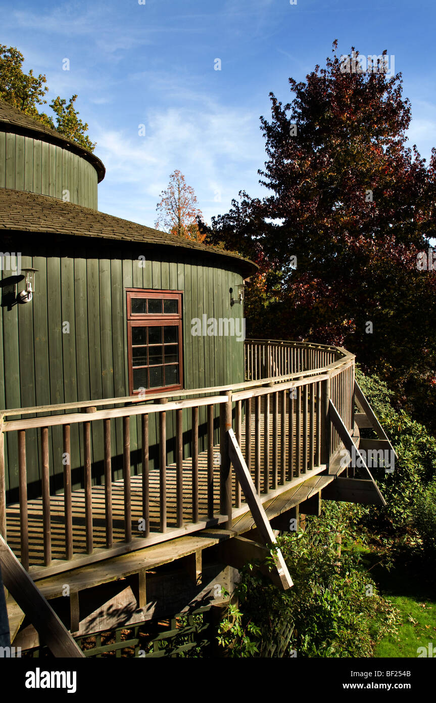 Woodland Center, Robin Hill Country Park, Newport, Isle of Wight, England, Großbritannien, GB. Stockfoto
