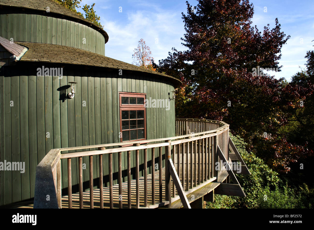 Woodland Center, Robin Hill Country Park, Newport, Isle of Wight, England, Großbritannien, GB. Stockfoto