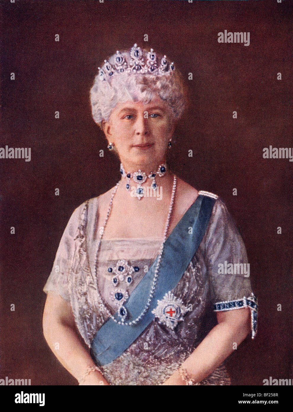 Maria von Teck, Victoria Mary Augusta Louise Olga Pauline Claudine Agnes von 1867 bis 1953. Einwilligungen von König Georg V. Stockfoto