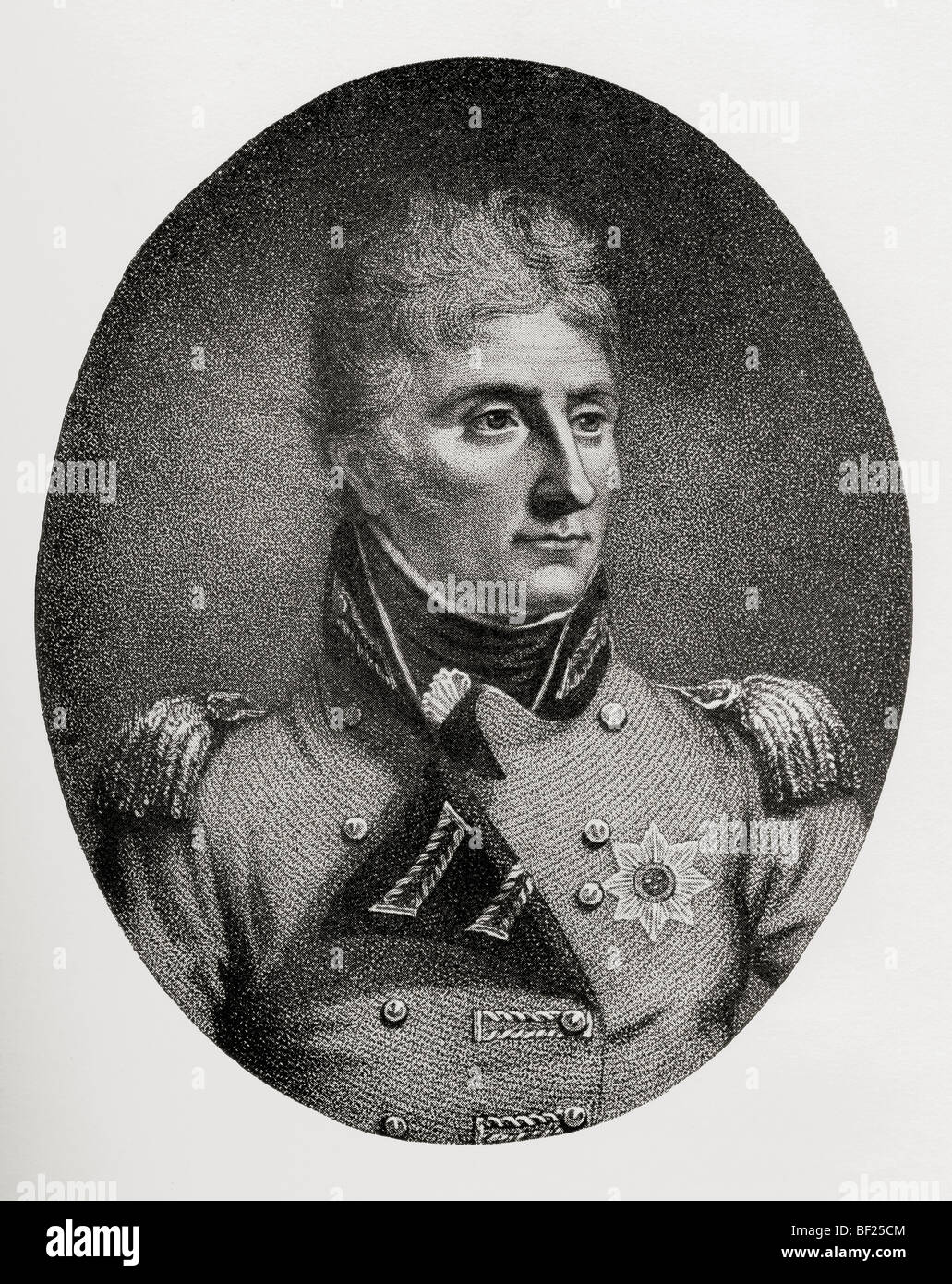 Generalleutnant Sir John Moore, 1761 bis 1809. Britischer Soldat und General. Stockfoto