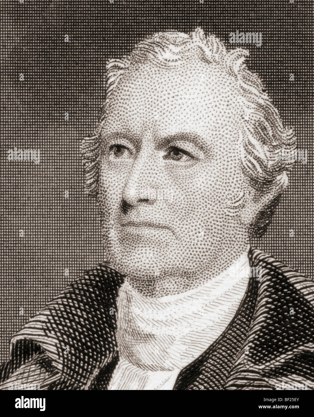 John Trumbull, 1756 bis 1843. Amerikanische Künstler während des amerikanischen Unabhängigkeitskrieges. Stockfoto