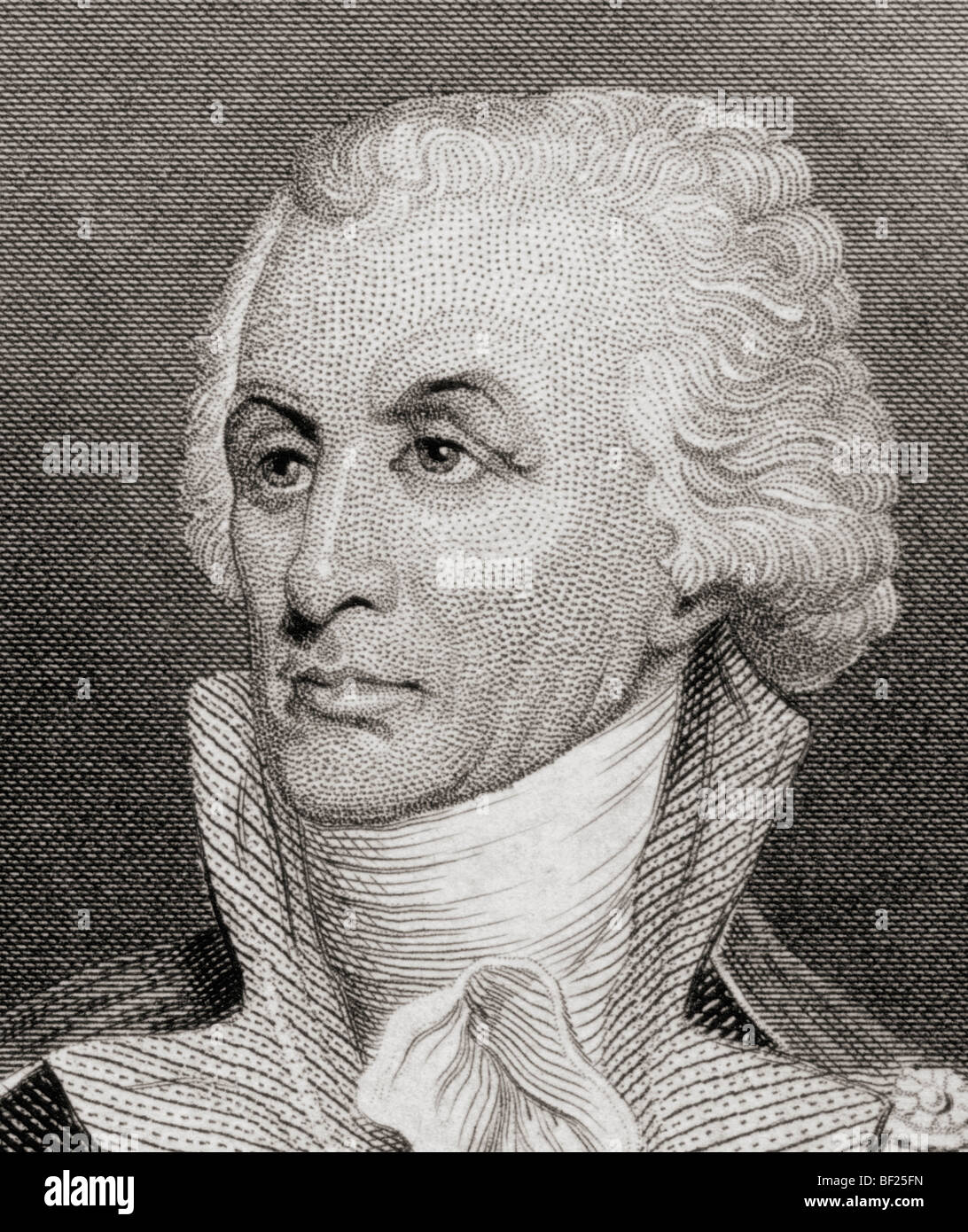 Thomas Sumter, 1734 bis 1832 den Spitznamen der Carolina Gamecock. Stockfoto
