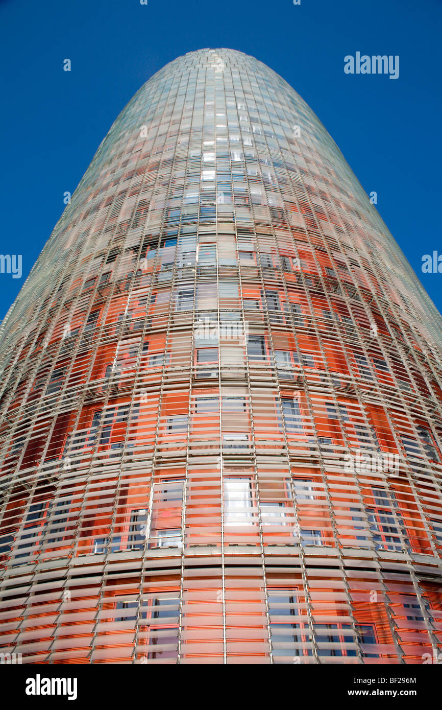 Barcelona - Torre Agbar Stockfoto