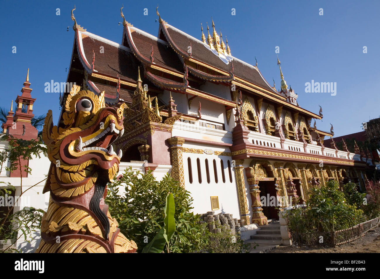 Buddhistische Tempel Wat Kuan Kama in Chiang Mai, Provinz Ciang Mai, Thailand Stockfoto