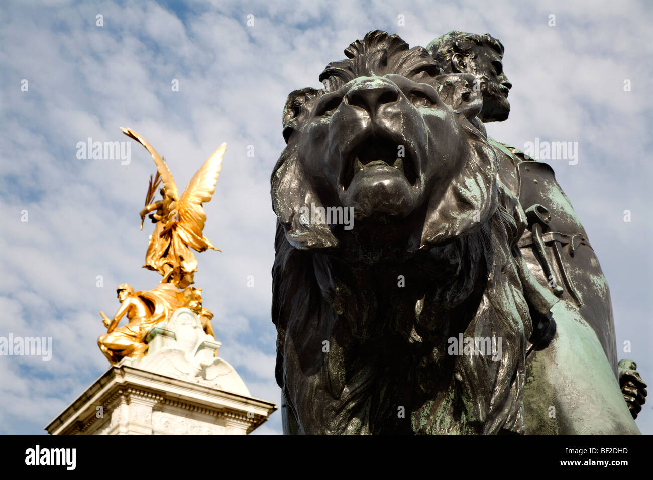 London - Sieg Wahrzeichen von Buckingham palace Stockfoto