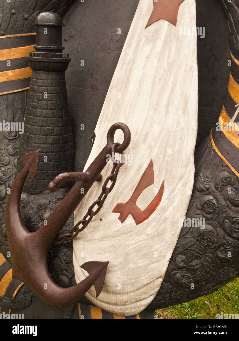 Die sowjetischen Ehrenmal im Treptower Park, die Soldaten der Sowjetunion, die im Kampf um Berlin 1945 fiel. Stockfoto
