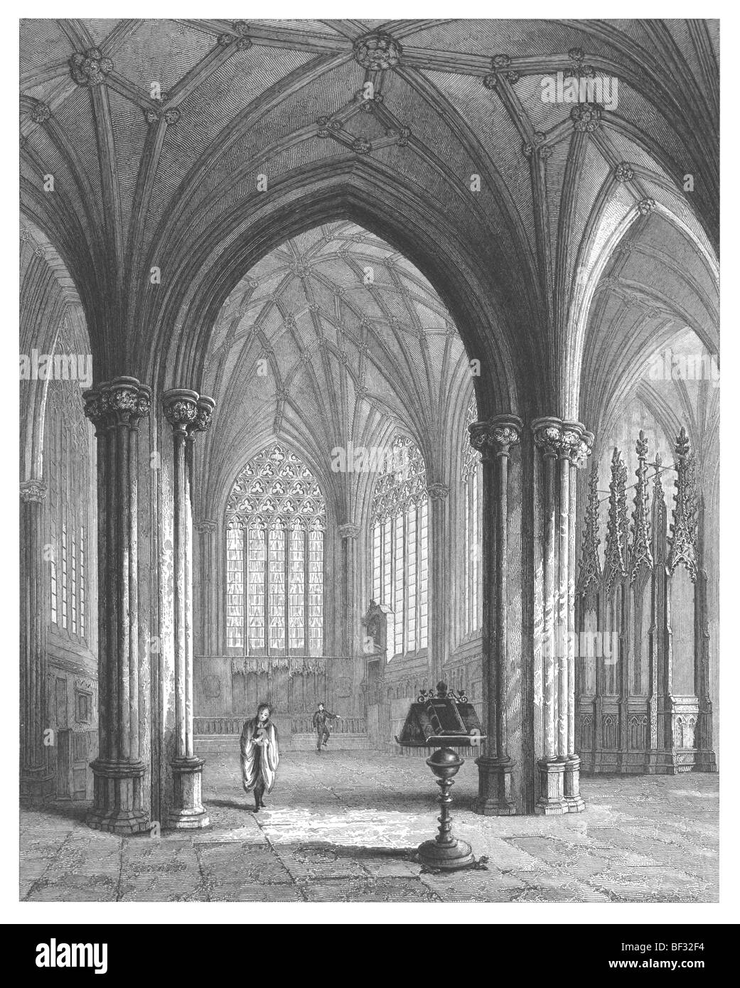 Kathedrale von Wells, der Marienkapelle Stockfoto