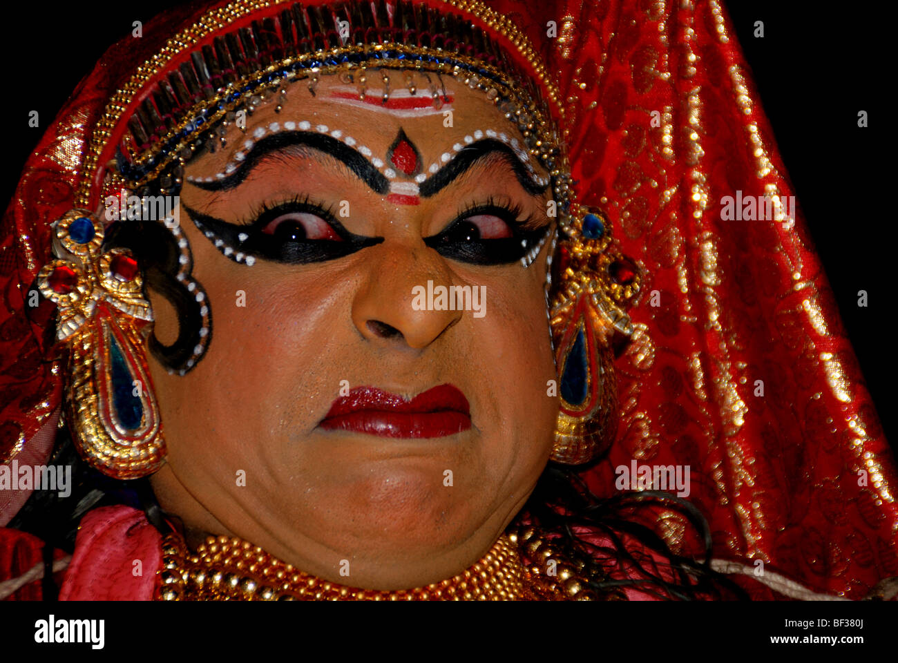 Klassische Kerala Tanz Drama Stockfoto