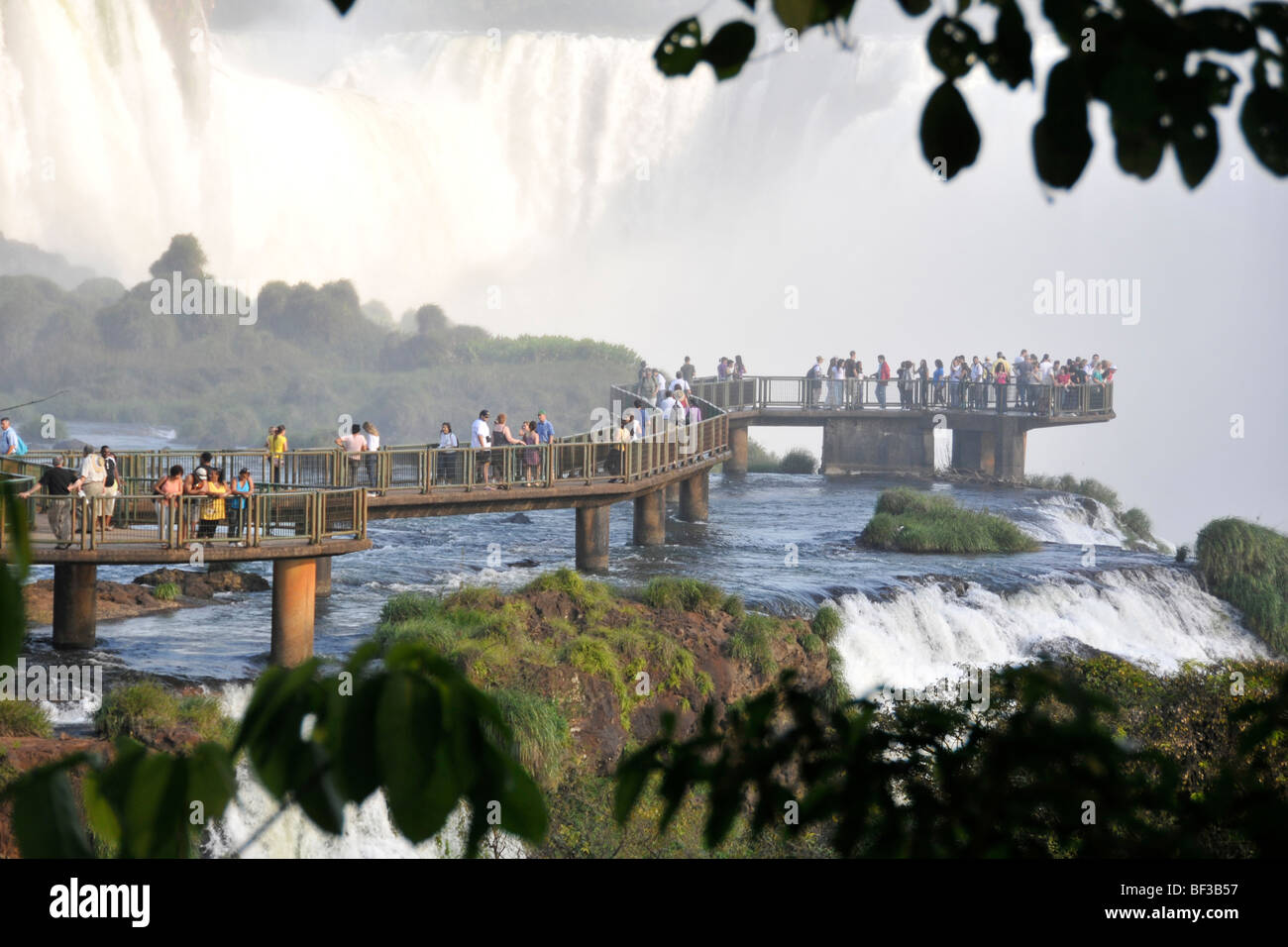 Iguazu Wasserfälle, Foz do Iguaçu, Parana, Brasilien Stockfoto