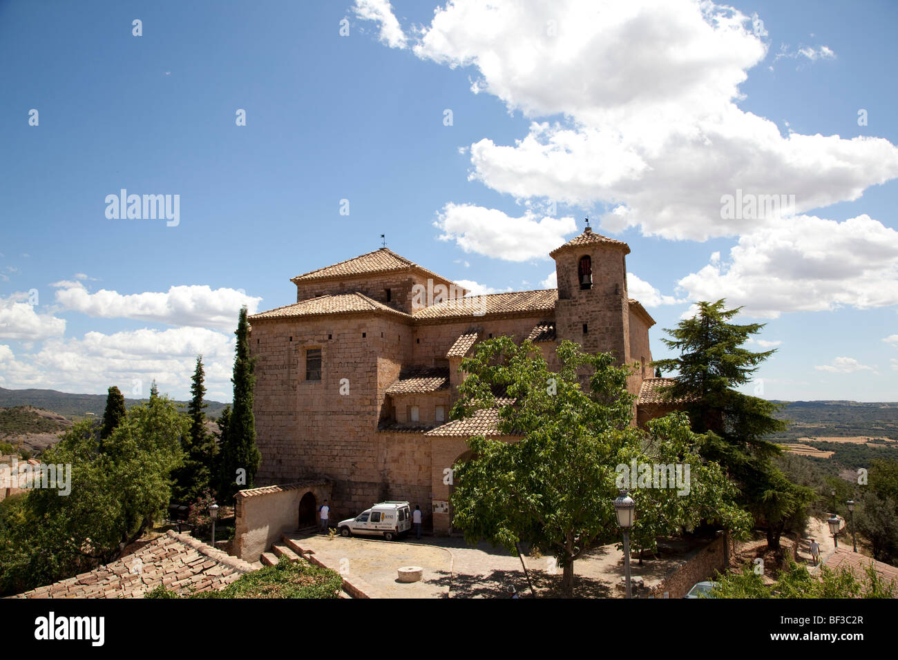 Spanien, Alquezar, Stadtansichten Stockfoto