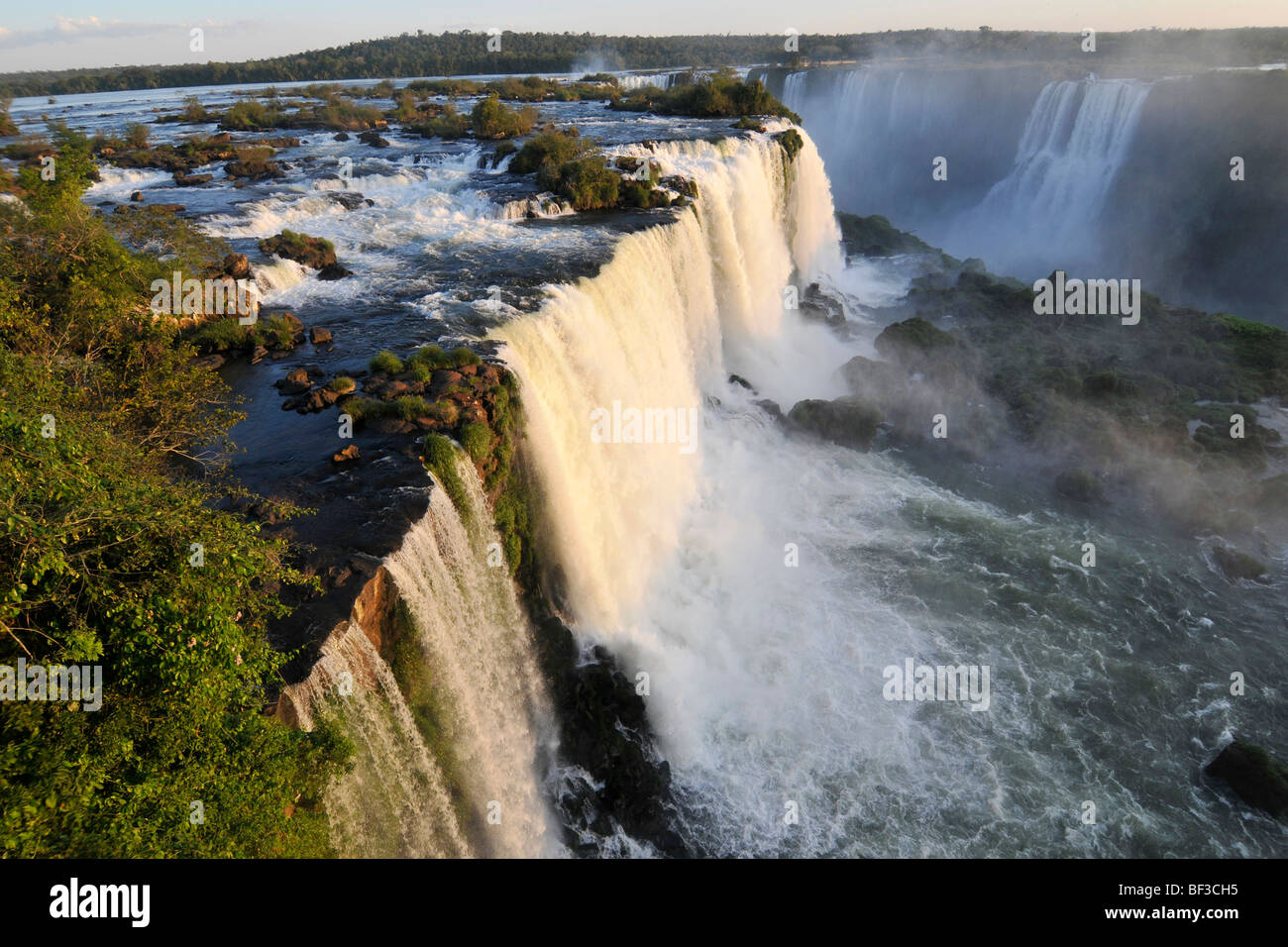 Iguazu Wasserfälle, Foz do Iguaçu, Parana, Brasilien Stockfoto