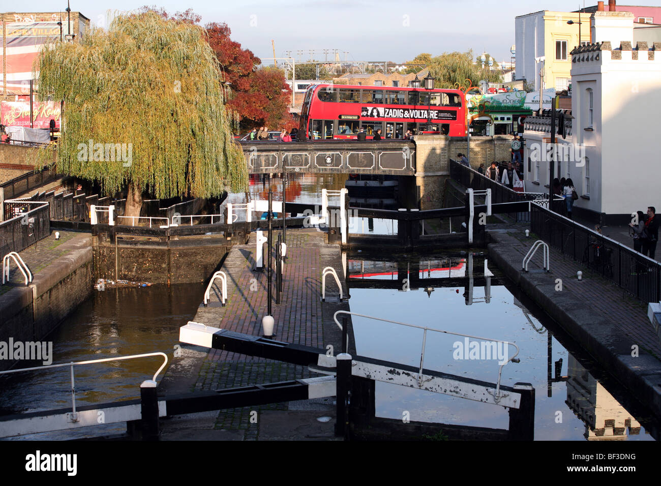 Regents canal London Camden Lock Stockfoto