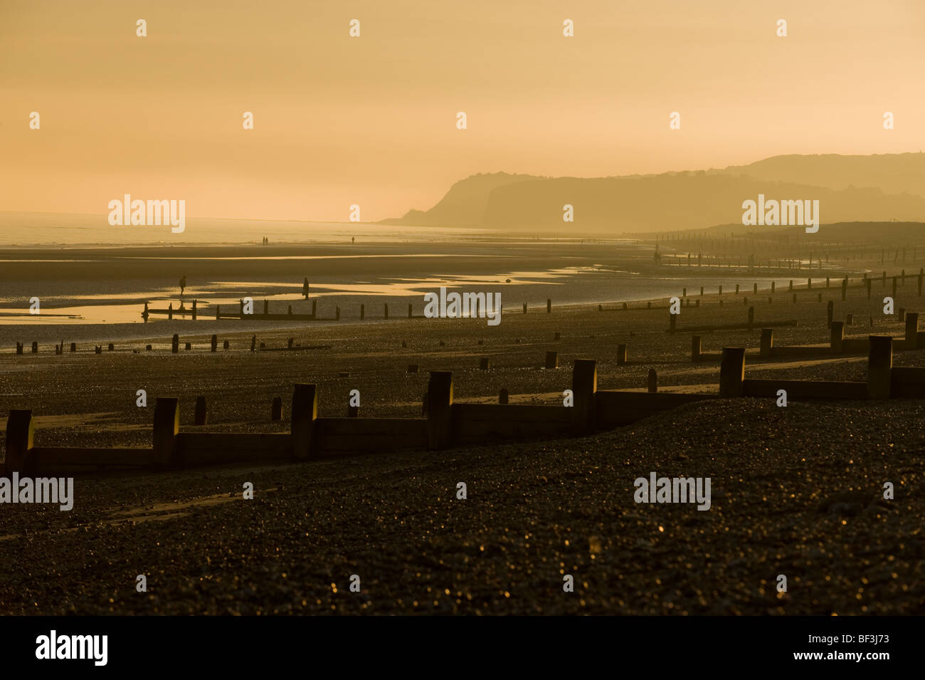 WINCHELSEA STRAND, EAST SUSSEX, IN DER NÄHE VON HASTINGS Stockfoto