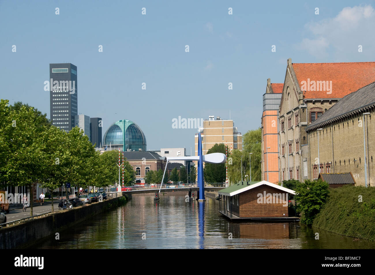 Leeuwarden Niederlande Friesland Fryslan Achmeatower Stockfoto