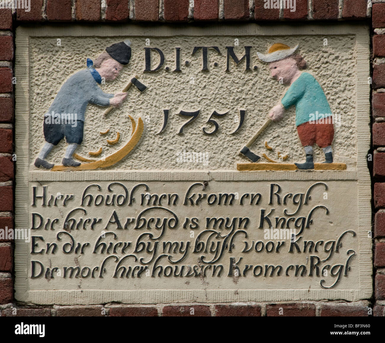 Leeuwarden Niederlande Friesland Fryslan Stadt Holland Geschichte historisch Stockfoto