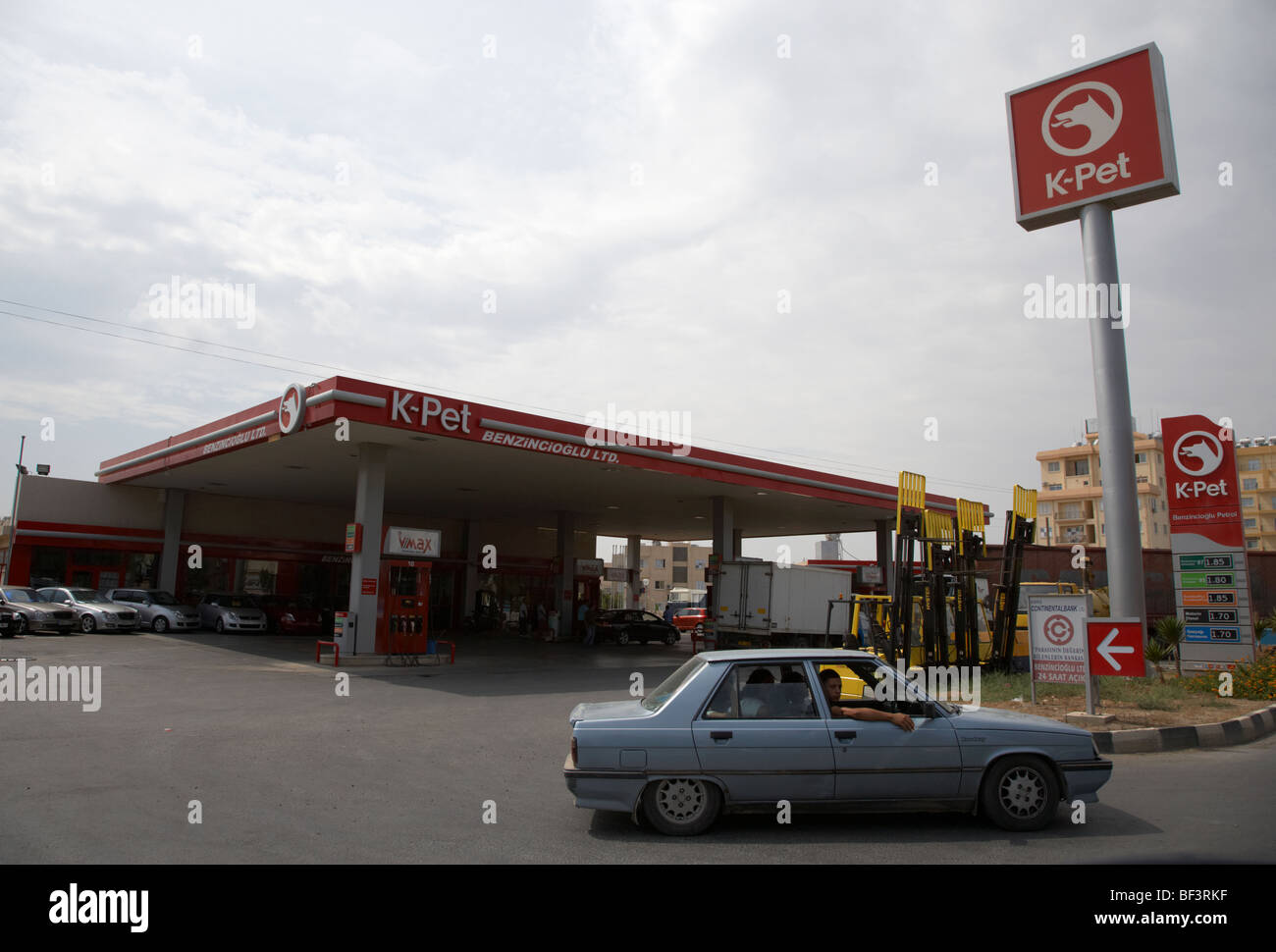 Kibris Turk Petrolleri Benzin Tankstelle in Famagusta türkische Republik von Nordzypern trnc Stockfoto