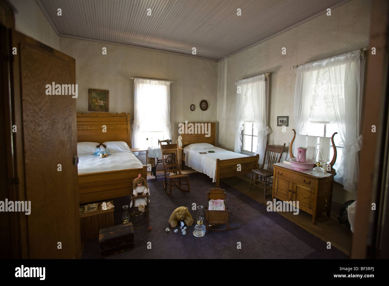 Boyhood Home von Präsident Lyndon B. Johnson Stockfoto