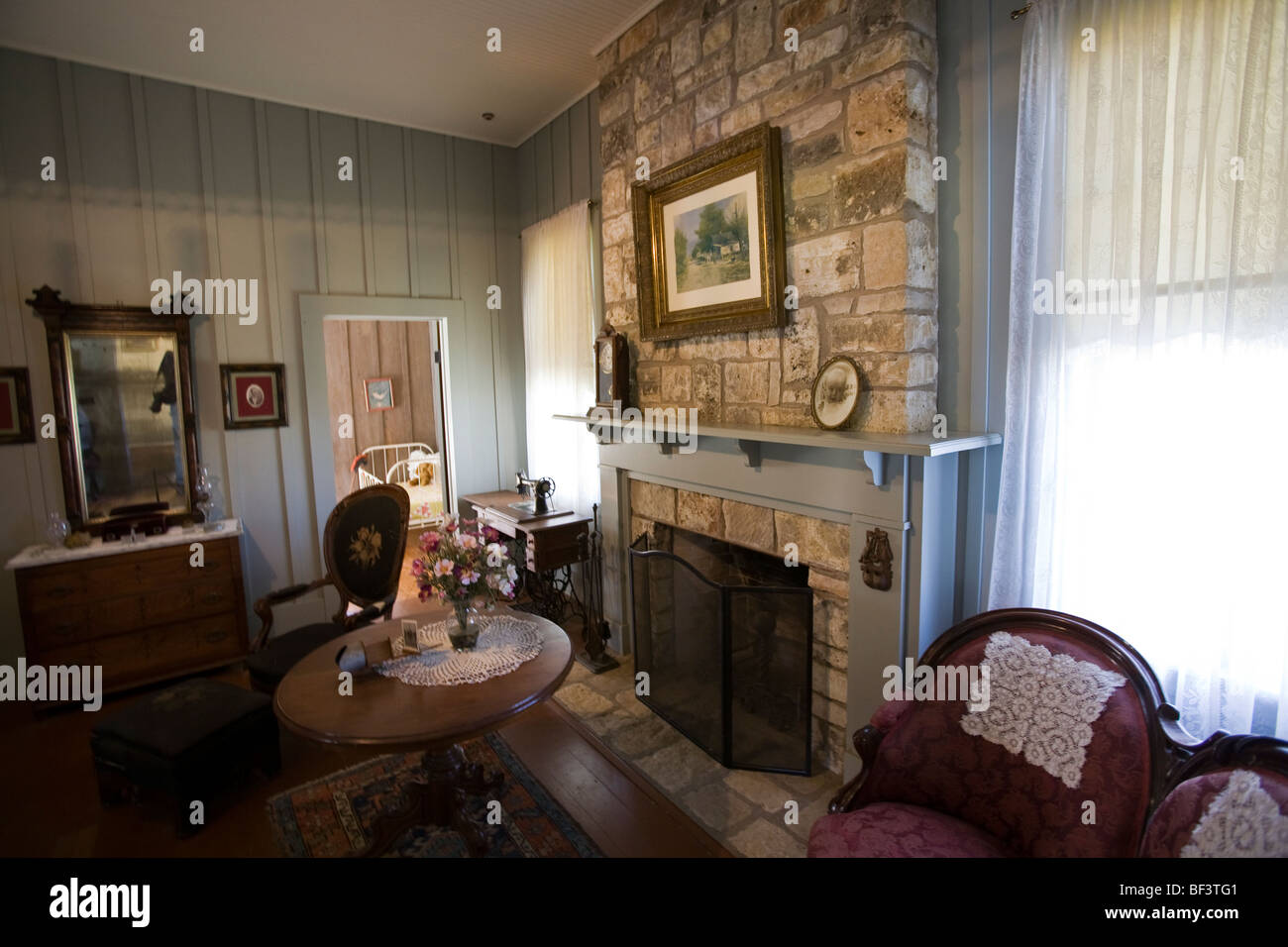 Späten Präsident Lyndon B. Johnson wurde diese Seite 27. August 1908 geboren Stockfoto