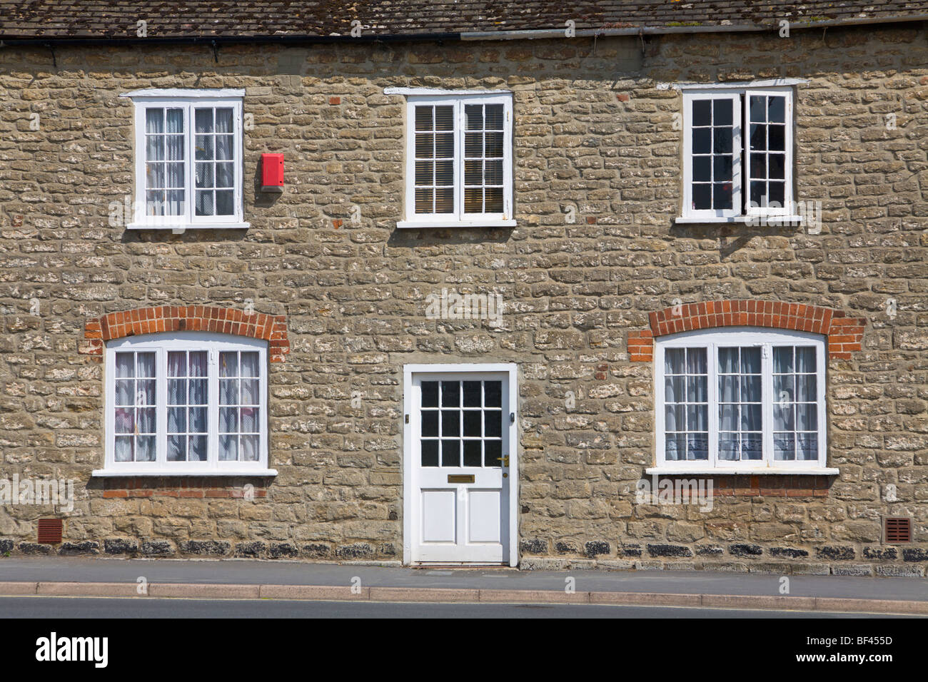 Terrassenförmig angelegten Gehäuse Bridport Dorset-England Stockfoto