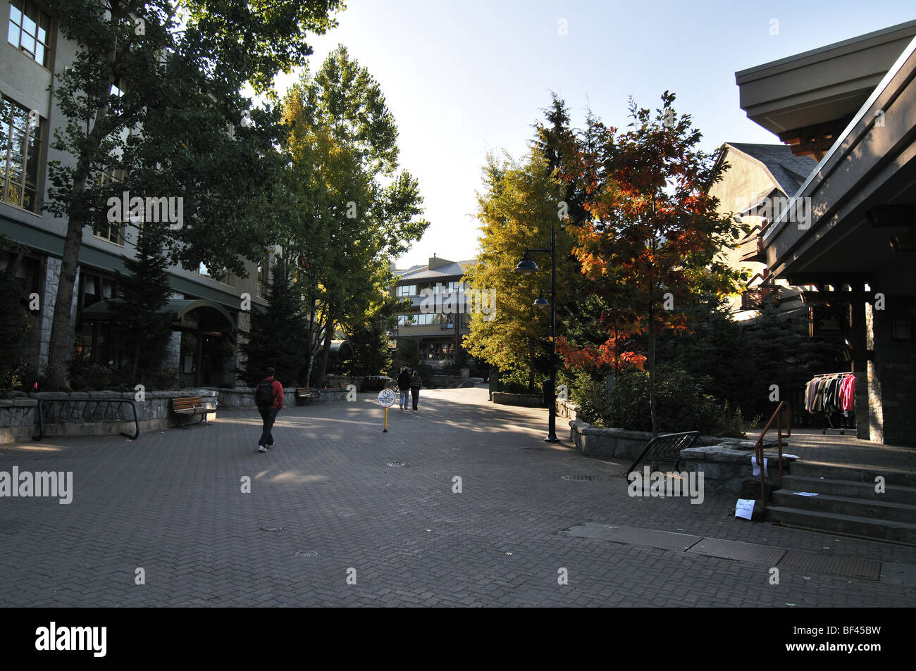 Whistler, Britisch-Kolumbien, Kanada-wo 2010 Winter Olympic hält Stockfoto