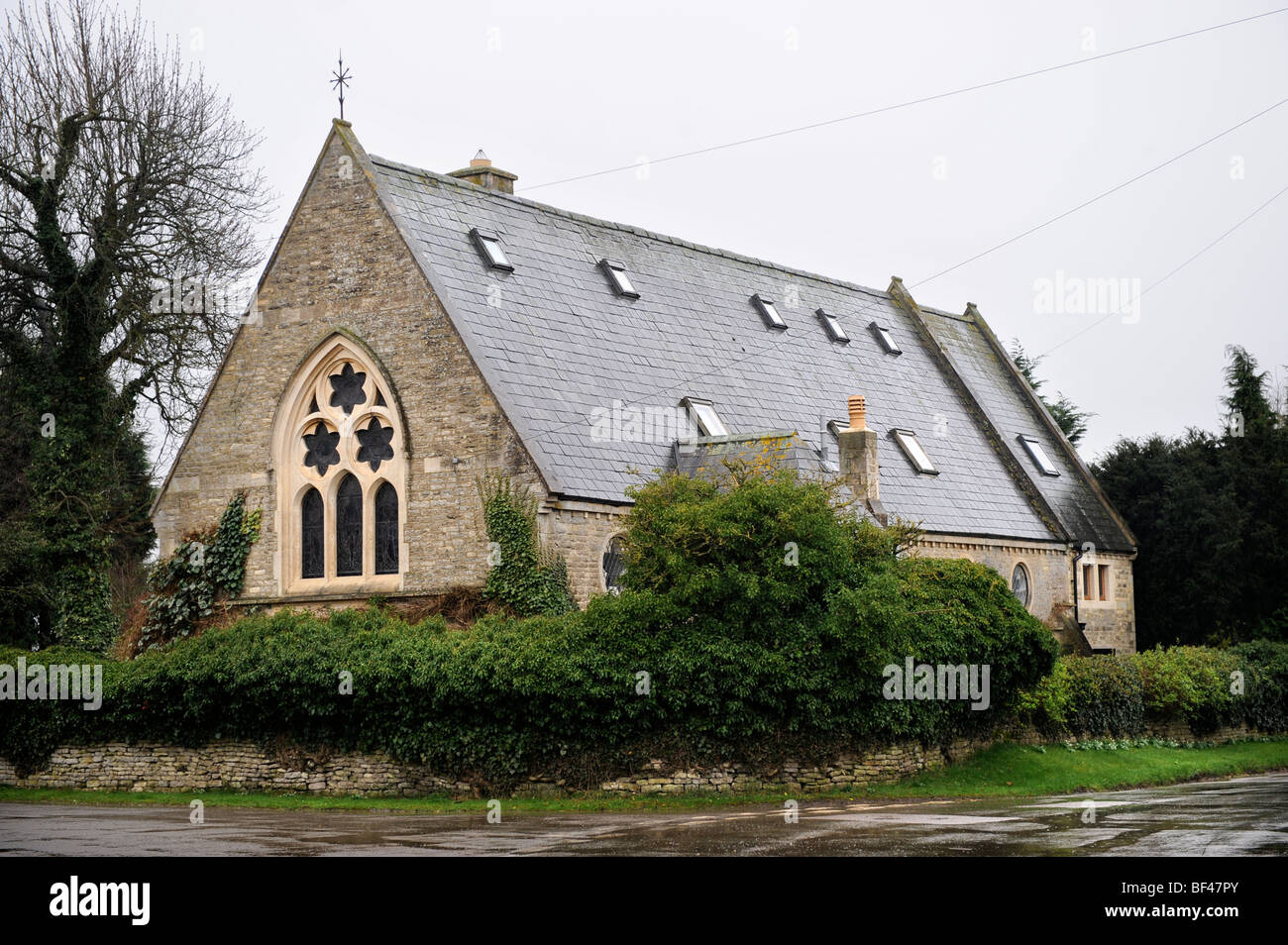 Eine Kirche in einer inländischen Wohnung UK umgewandelt Stockfoto