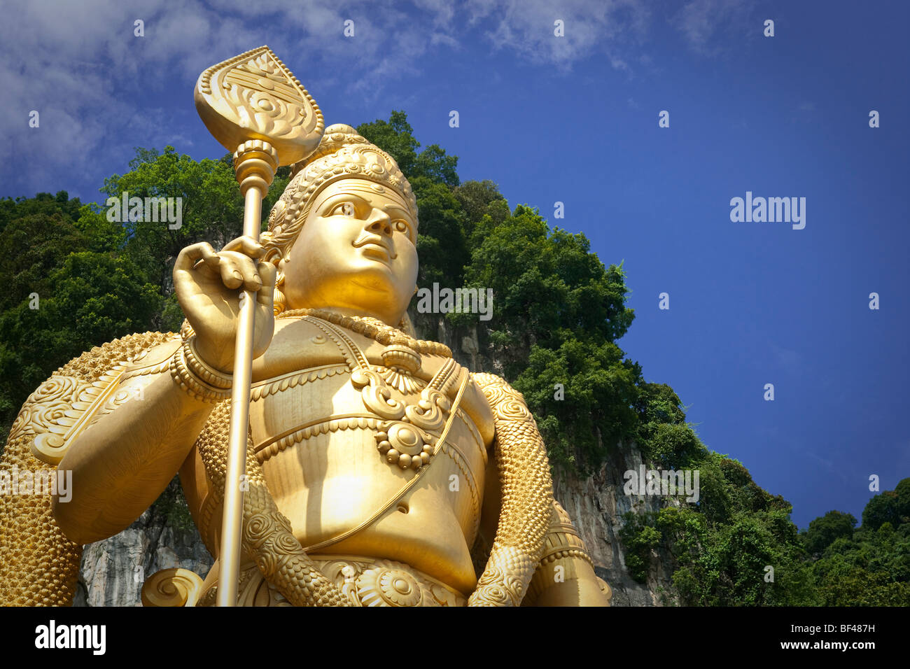 Lord Murugan Statue am Batu-Höhlen, Kuala Lumpur, Malaysia Stockfoto