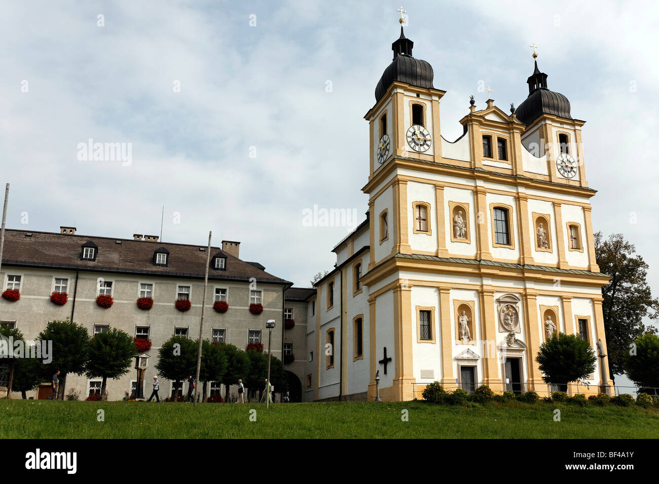 Wallfahrtskirche und Basilika Maria Plain, Salzburg, Austria, Europe Stockfoto