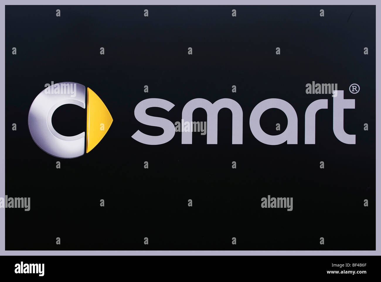 Smart-Logo für eine Automarke, Daimler AG Stockfoto