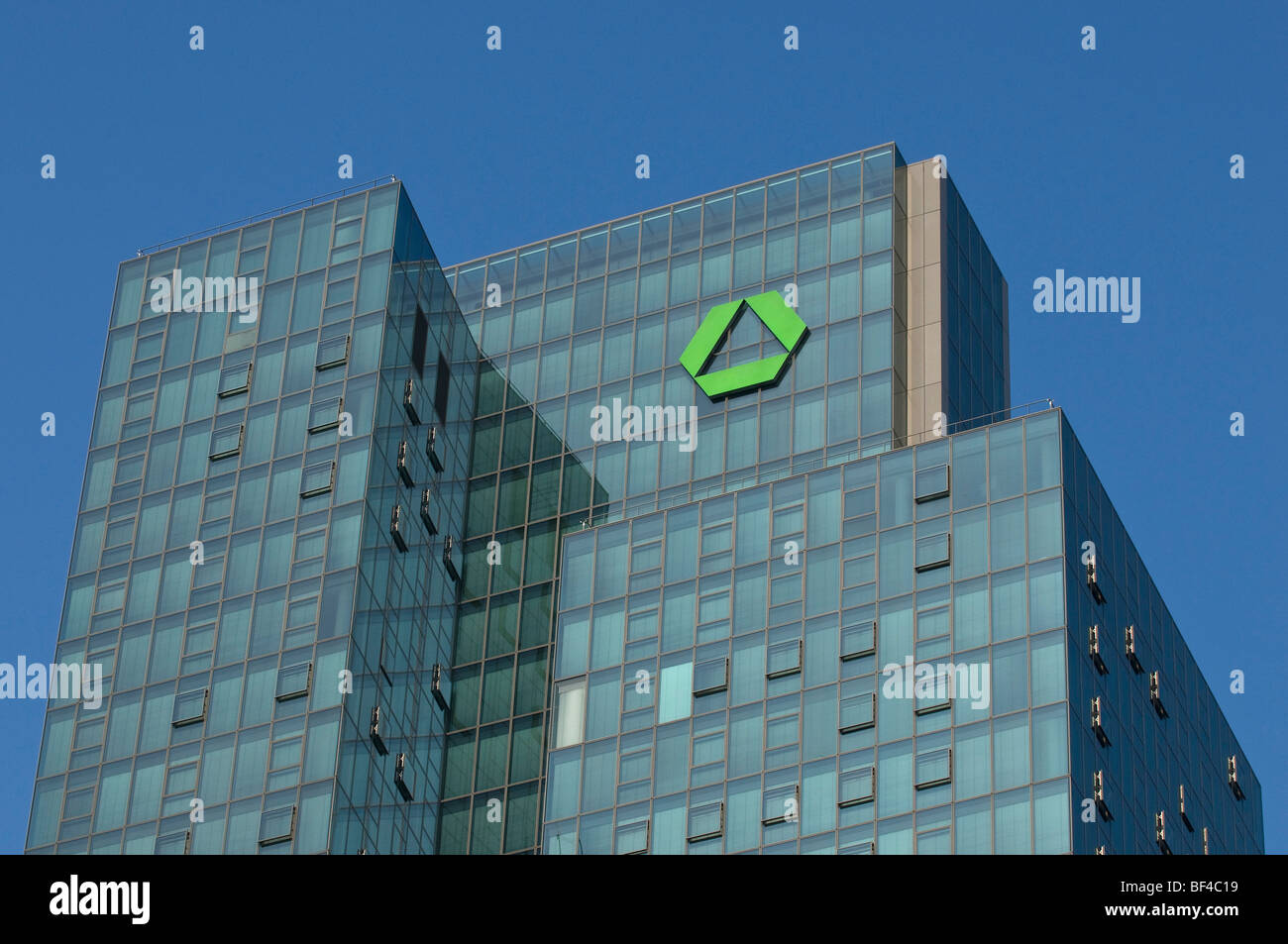 Oberen Etagen der Dresdner Bank building, Frankfurt Am Main, Hessen, Deutschland, Europa Stockfoto