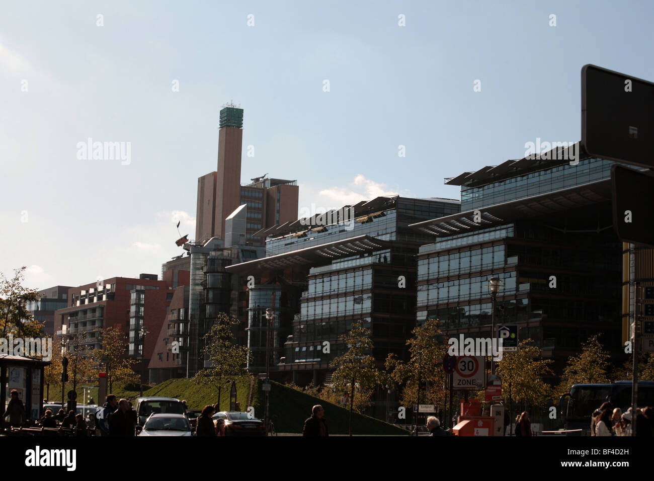 Modernes Büro komplexe Daimlerchrysler Viertel Potsdamer Platz Berlin Deutschland Deutscheland Stockfoto